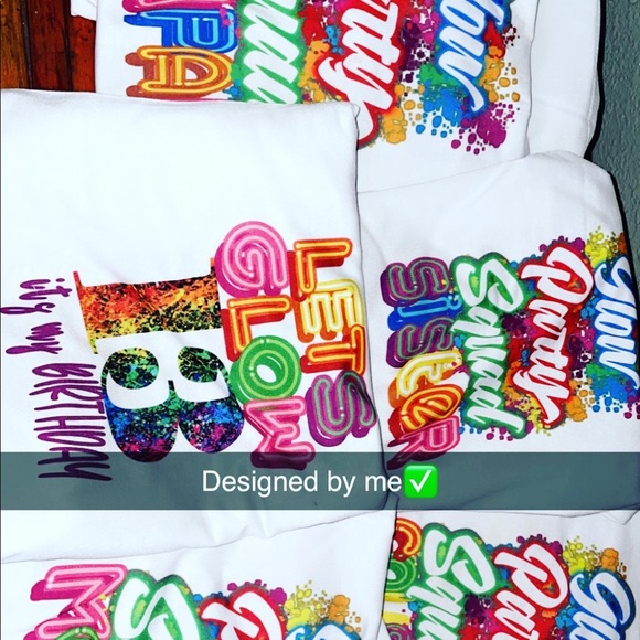 Custom made Birthday shirts - Picture 5 of 5